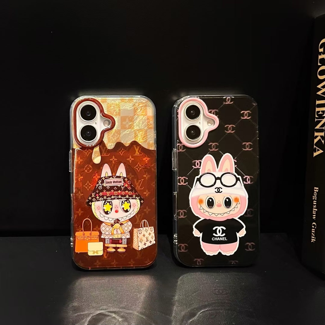 3D Cartoon Magnetic Bracket Case For iPhone