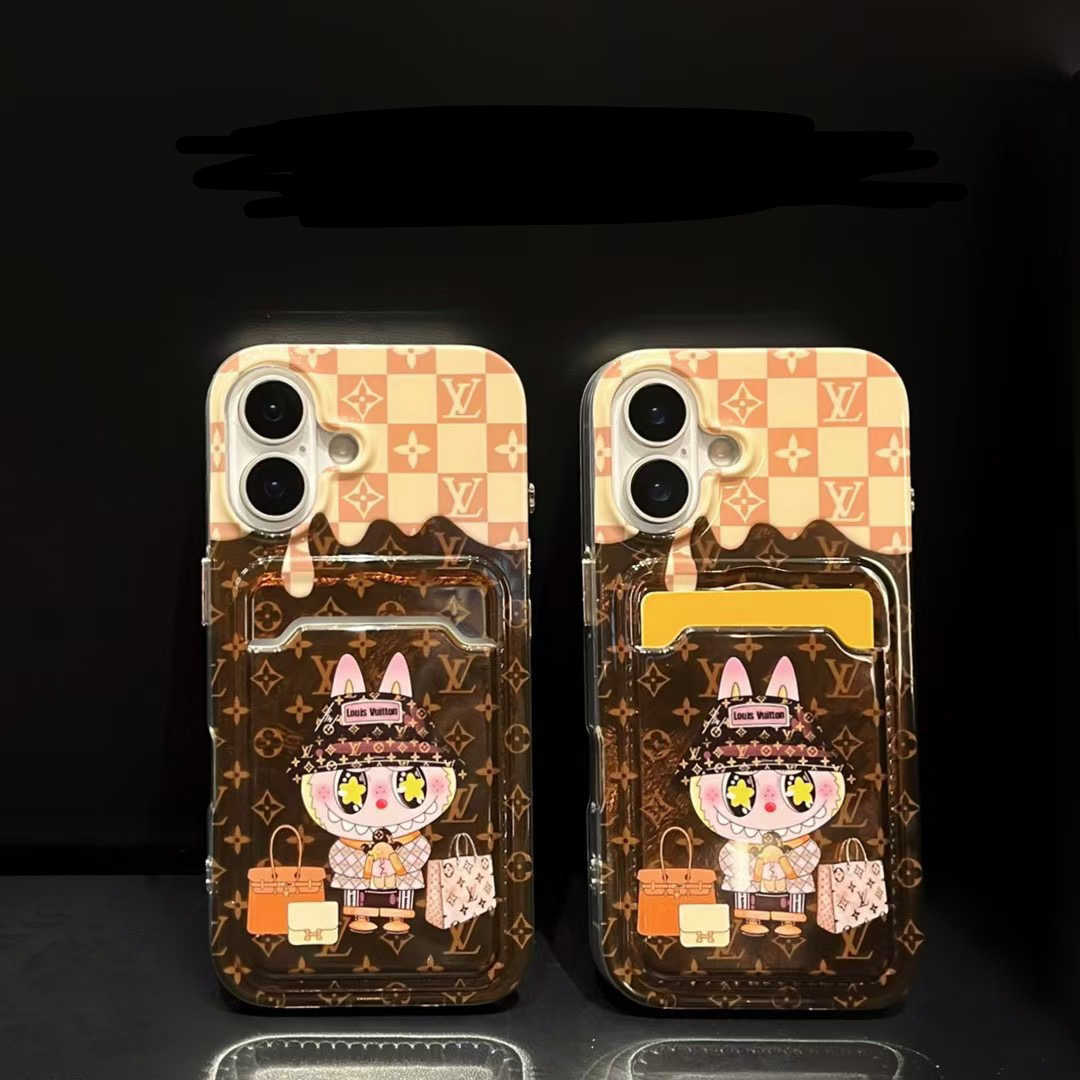 Cartoon Card Slot Case Phone Case For iPhone