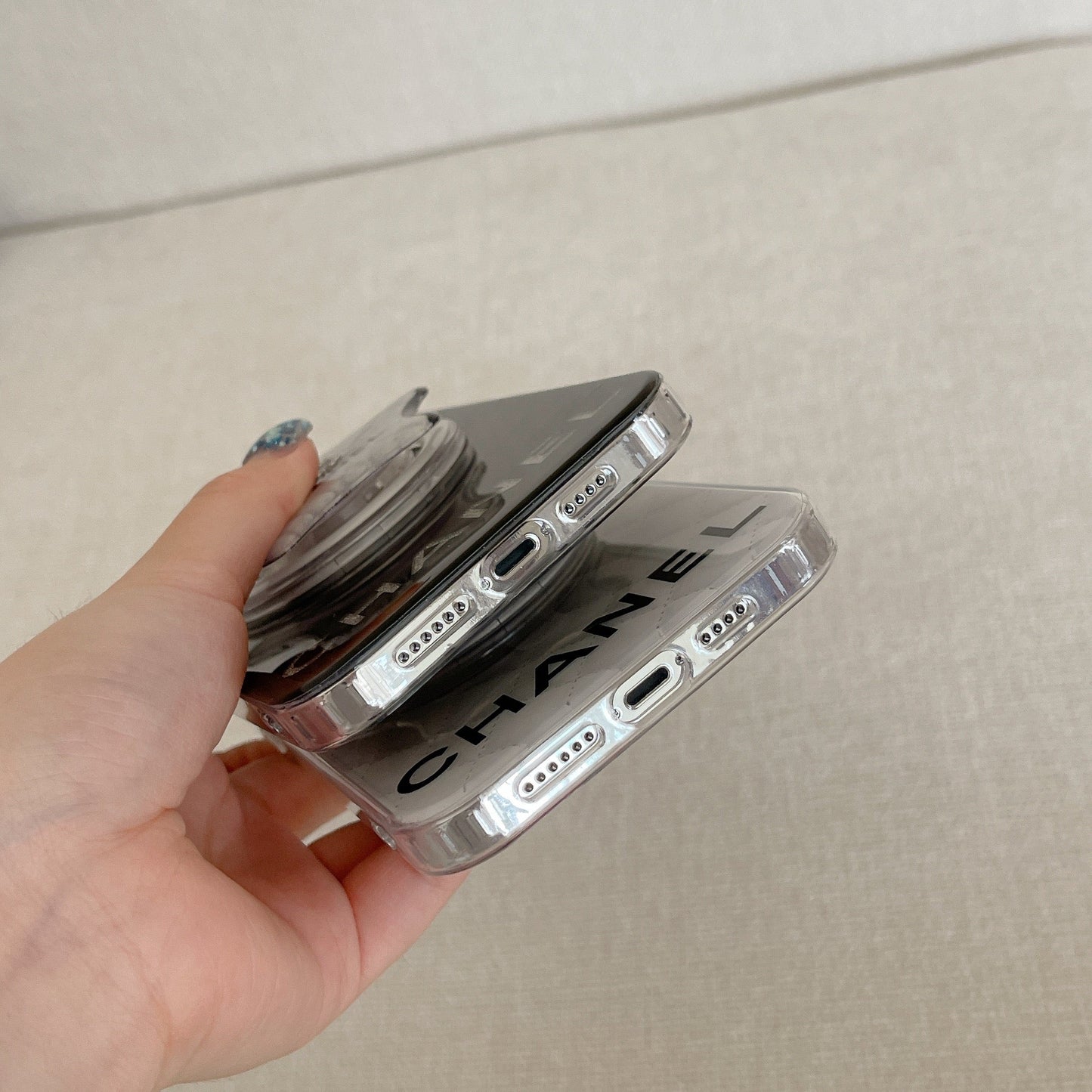 Girl Magnetic Bracket Phone Case For iPhone