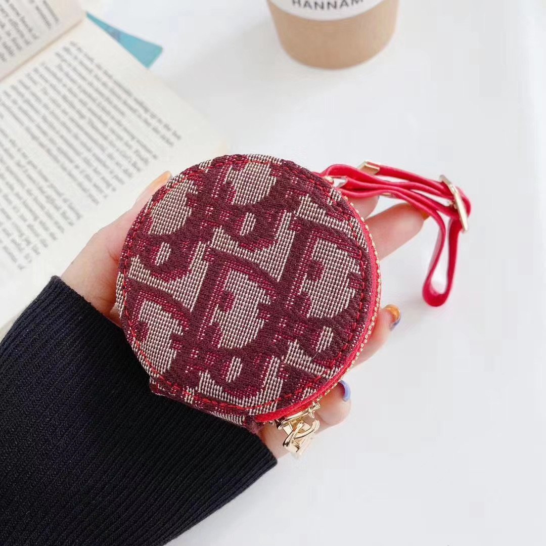 Embroidery Letter Earphone Case