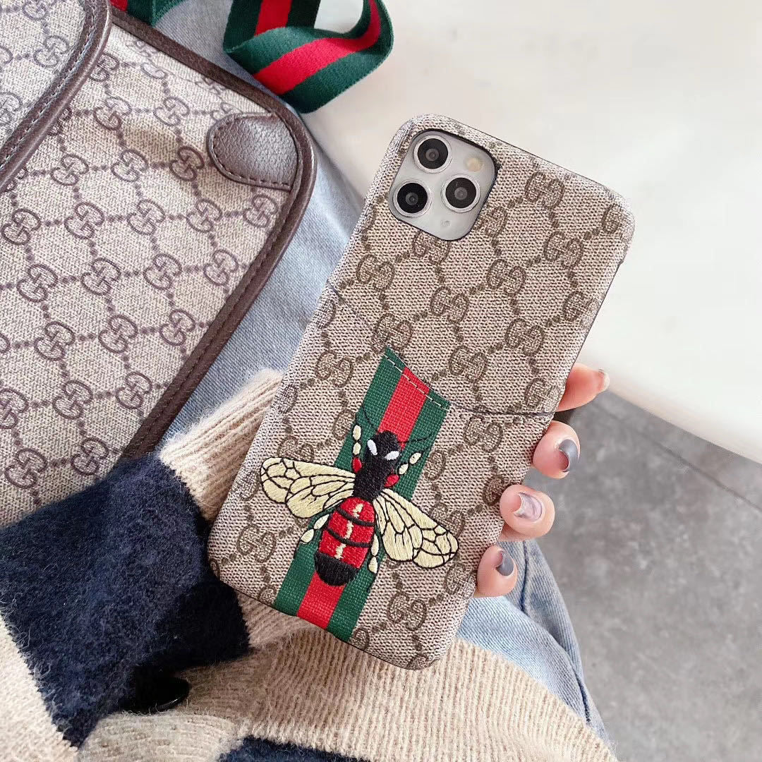 Embroidery Print Phone Case For iPhone