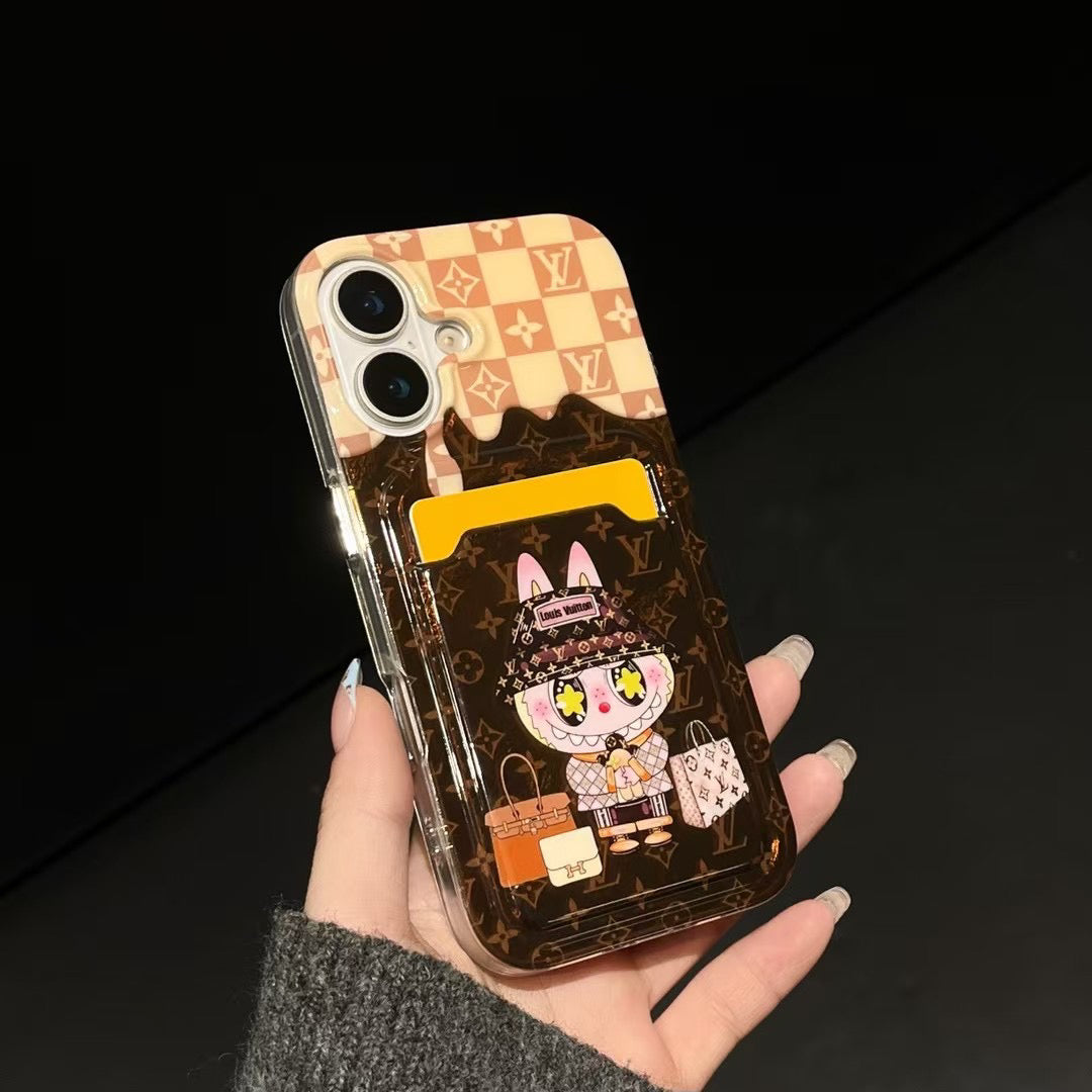 Cartoon Card Slot Case Phone Case For iPhone