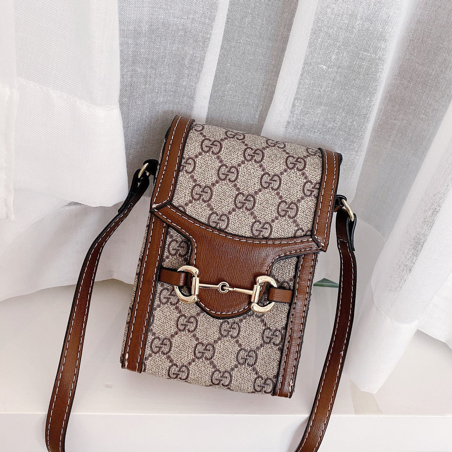 GG Crossbody Leather Bag