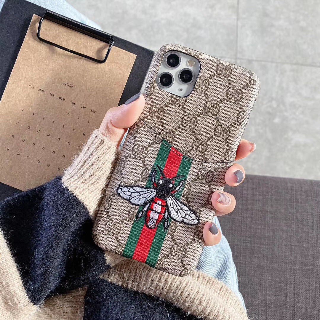 Embroidery Print Phone Case For iPhone
