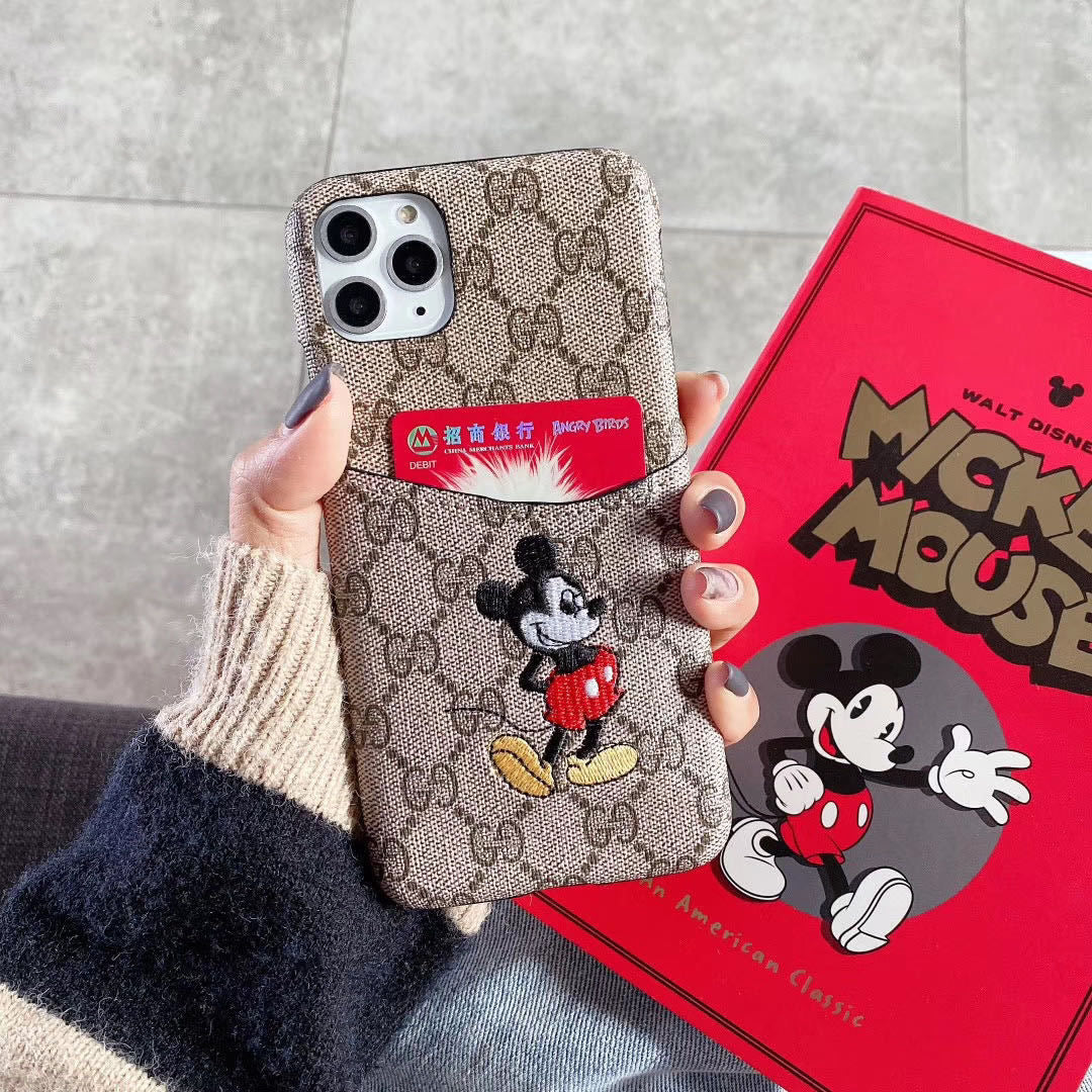 Embroidery Print Phone Case For iPhone