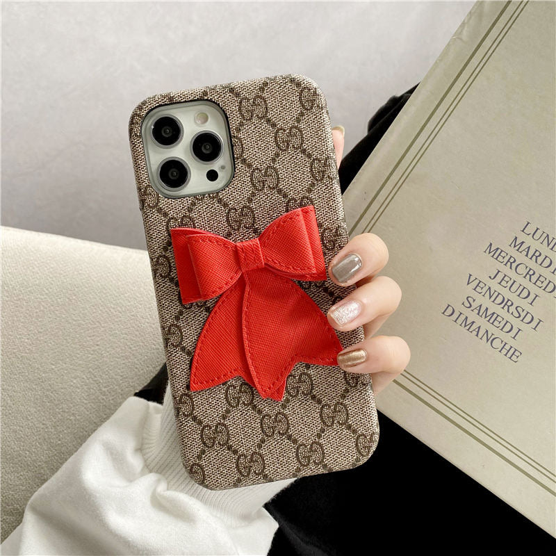Red Printed Phone Case For iPhone