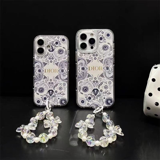 Fresh Transparent Chain Phone Case For iPhone