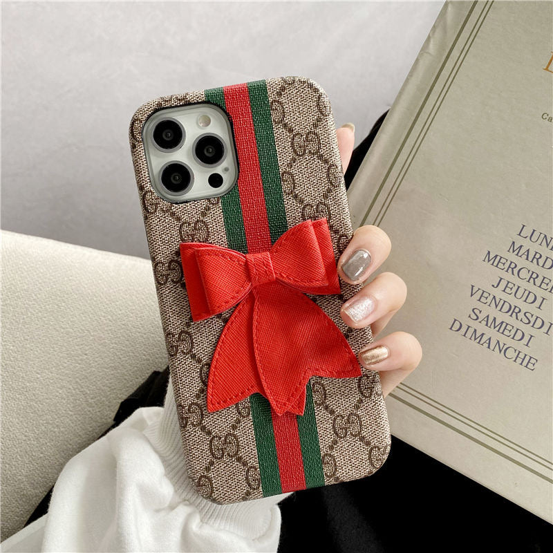 Red Printed Phone Case For iPhone