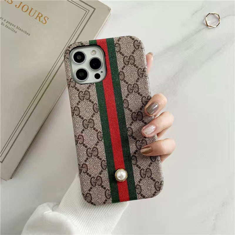 Red Printed Phone Case For iPhone