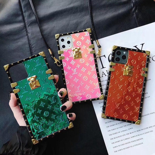 Flower Laser Phone Case For iPhone