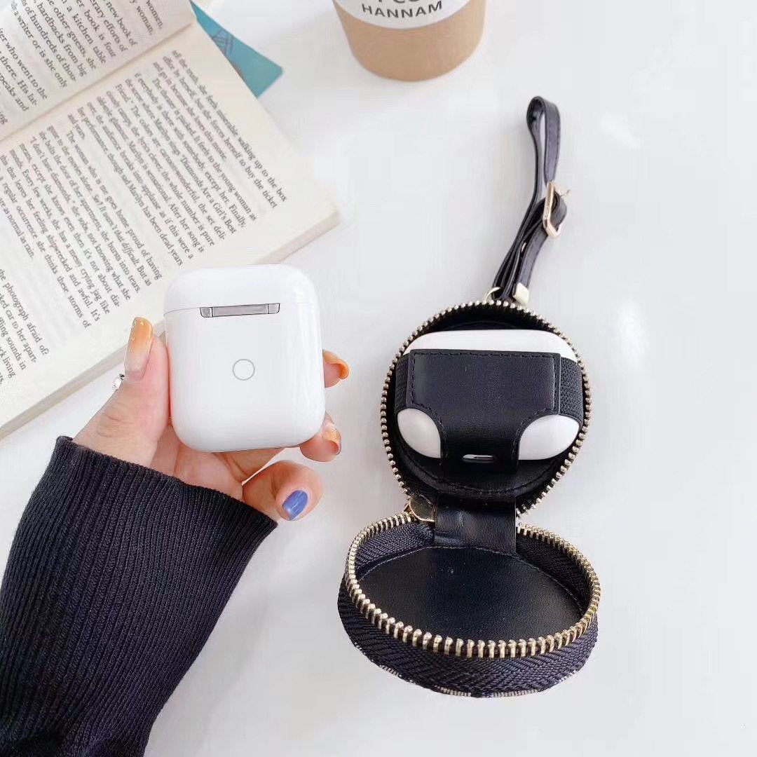 Embroidery Letter Earphone Case
