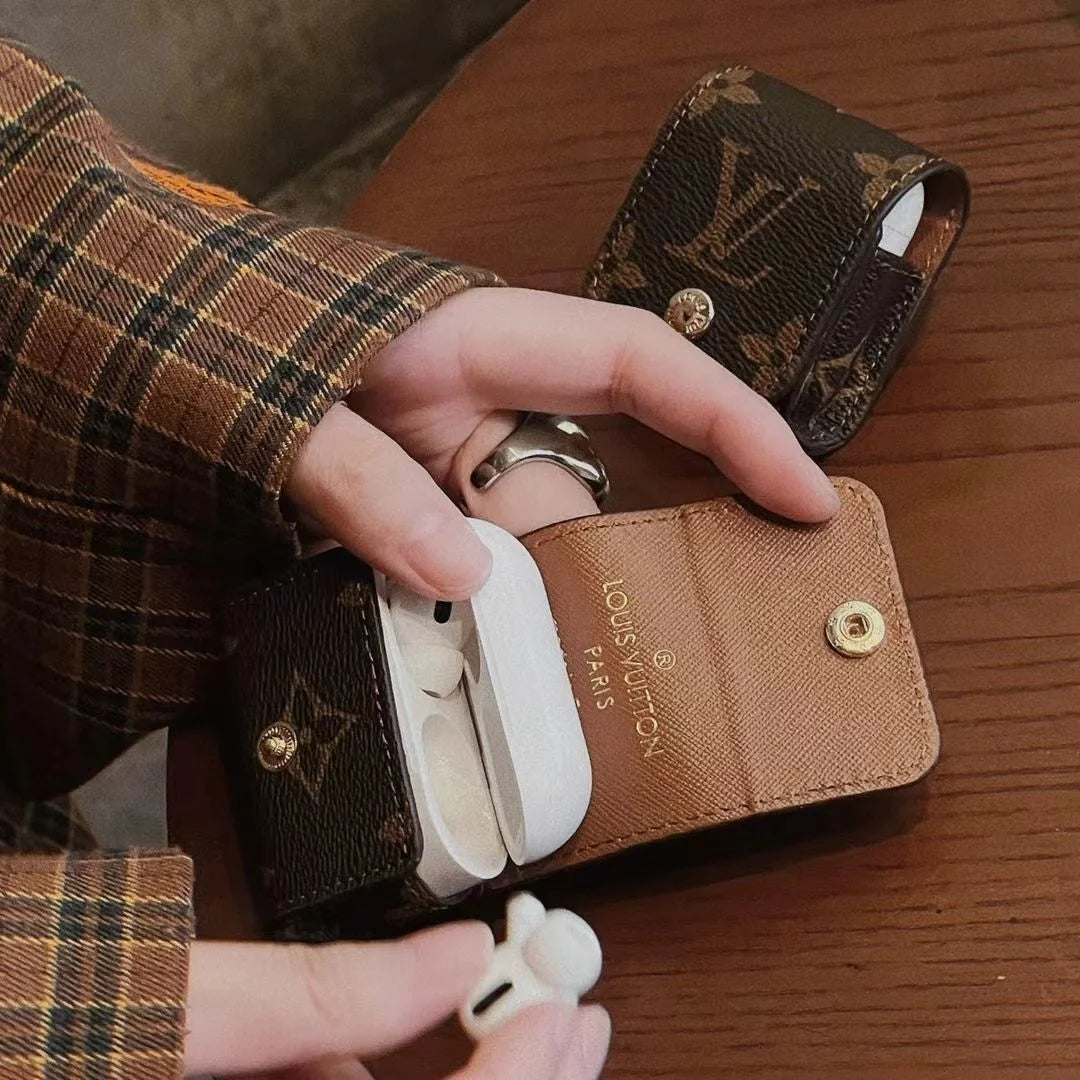 Fashion Leather Earphone Case