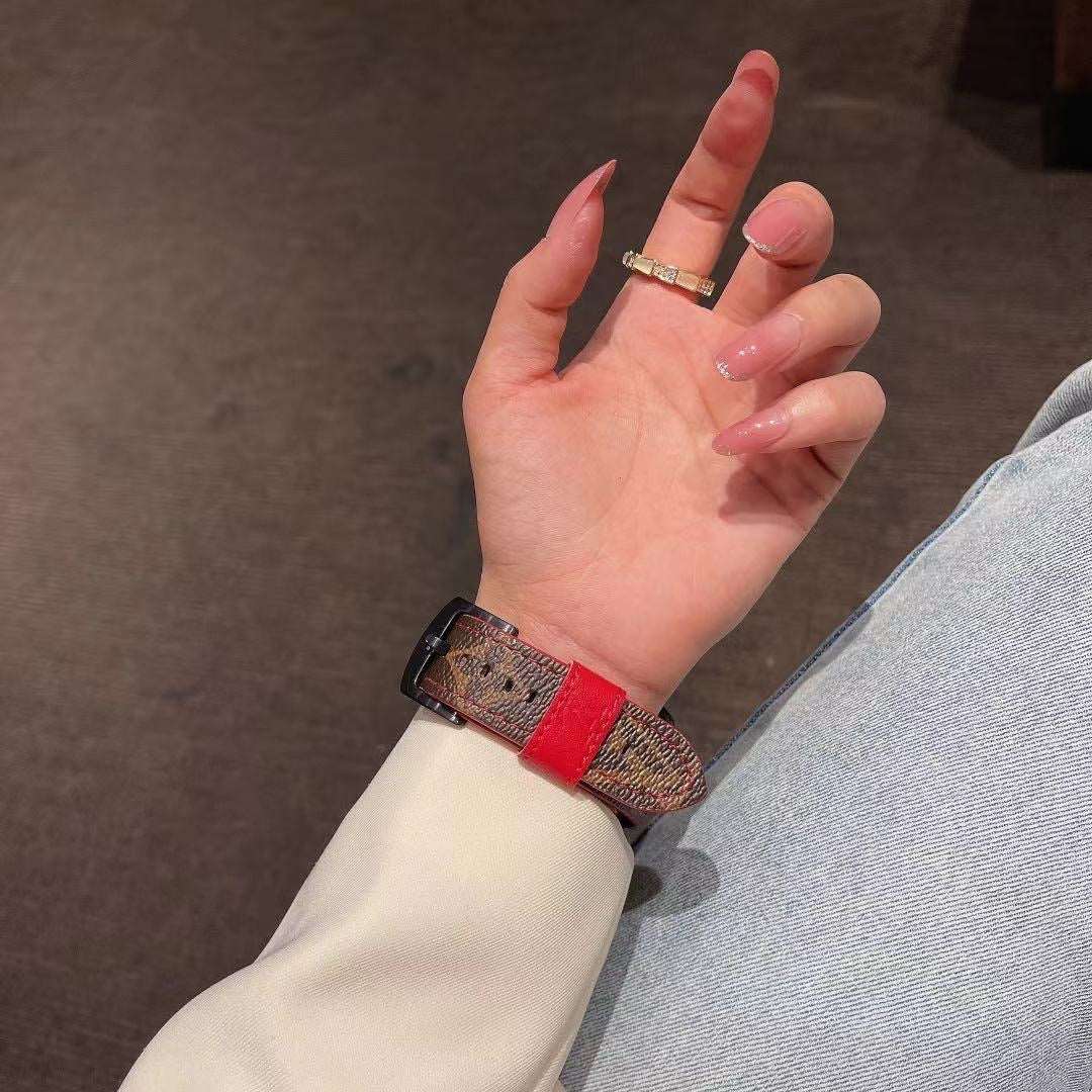 Colorful Leather Apple Watch Straps