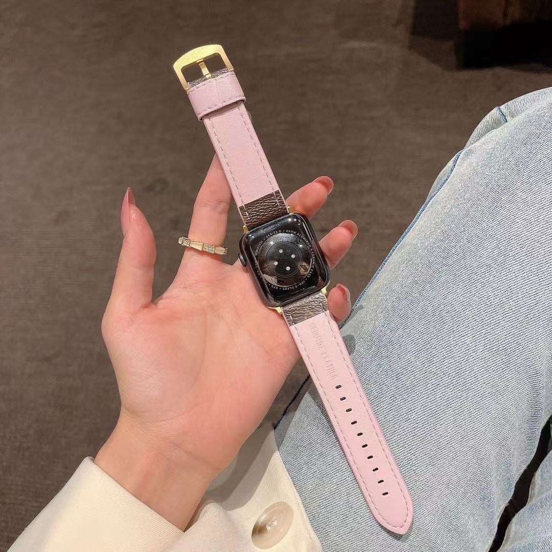 Colorful Leather Apple Watch Straps