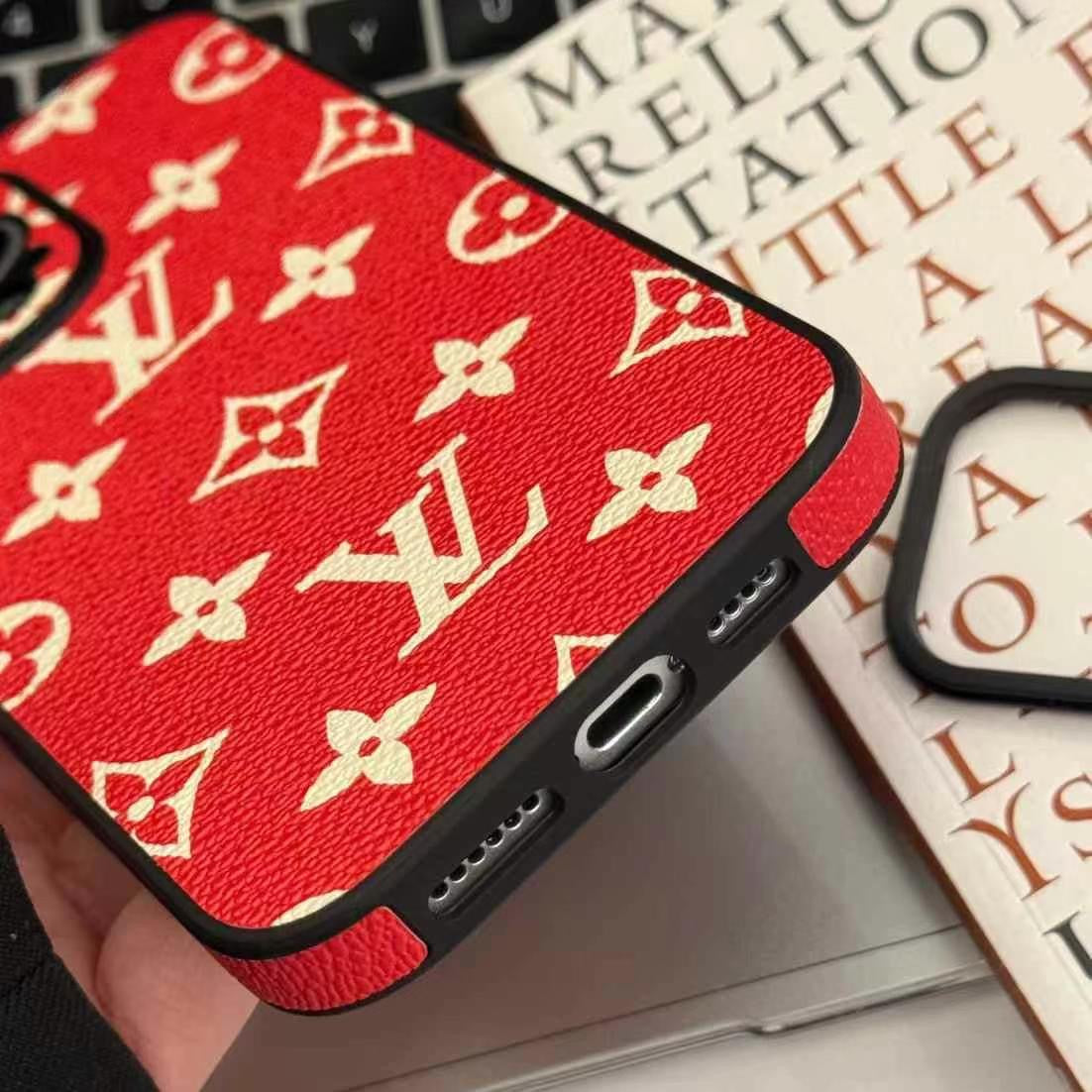 Full Red Style Phone Case For iPhone