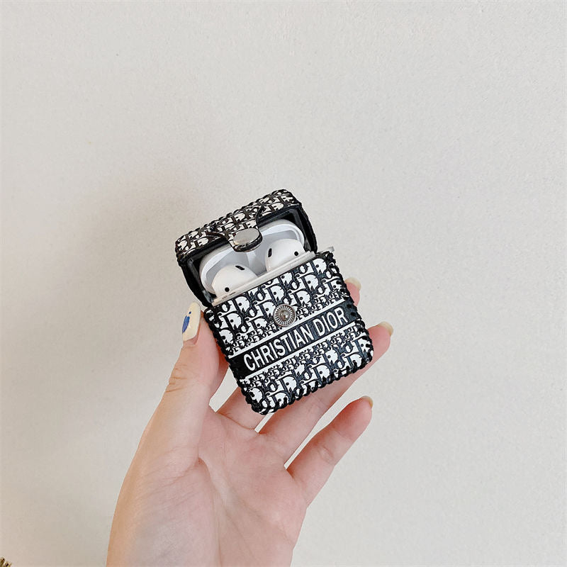 Cute Black AirPods Case