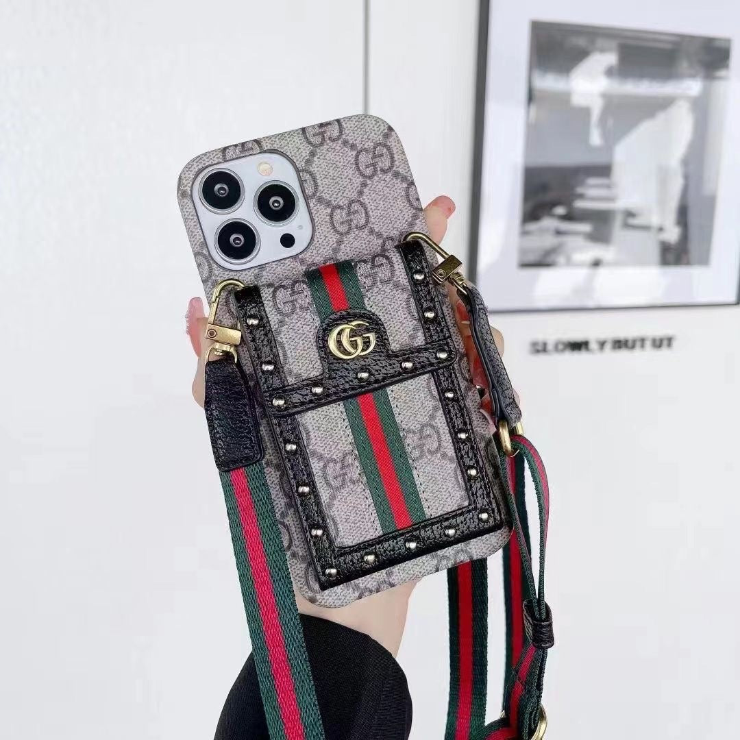 Design Strap Phone Case For iPhone