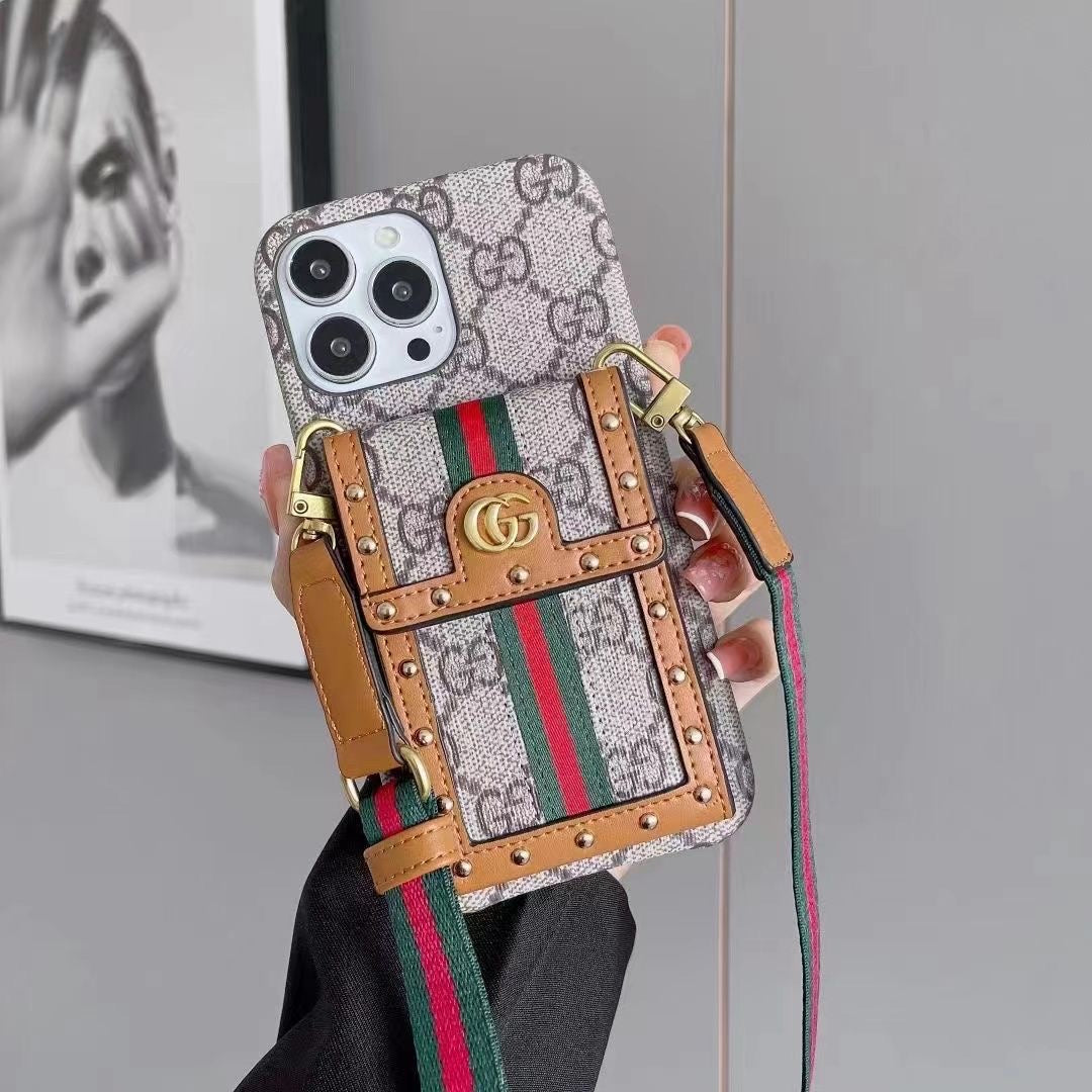 Design Strap Phone Case For iPhone