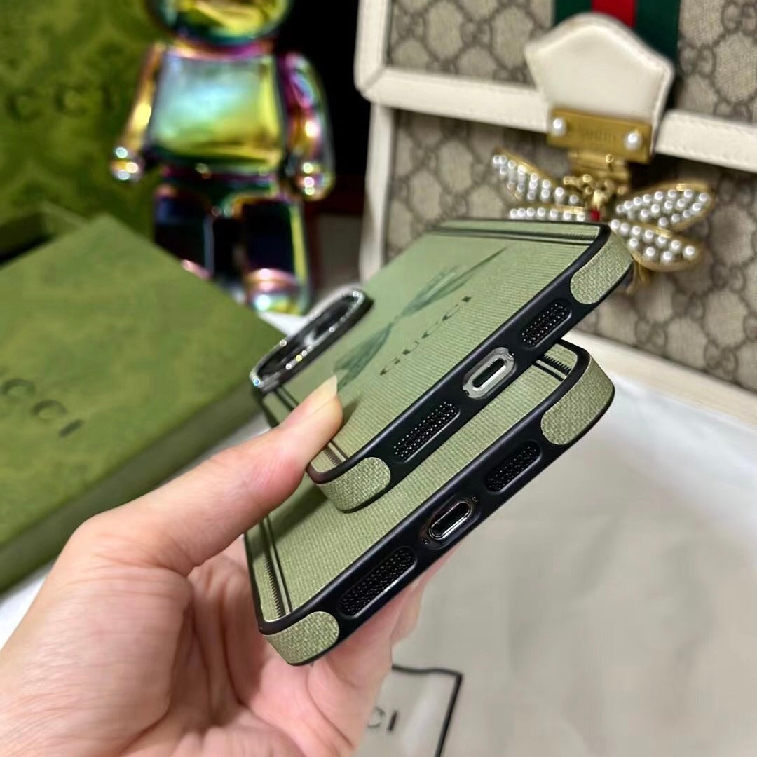 Green Bling Phone Case For iPhone