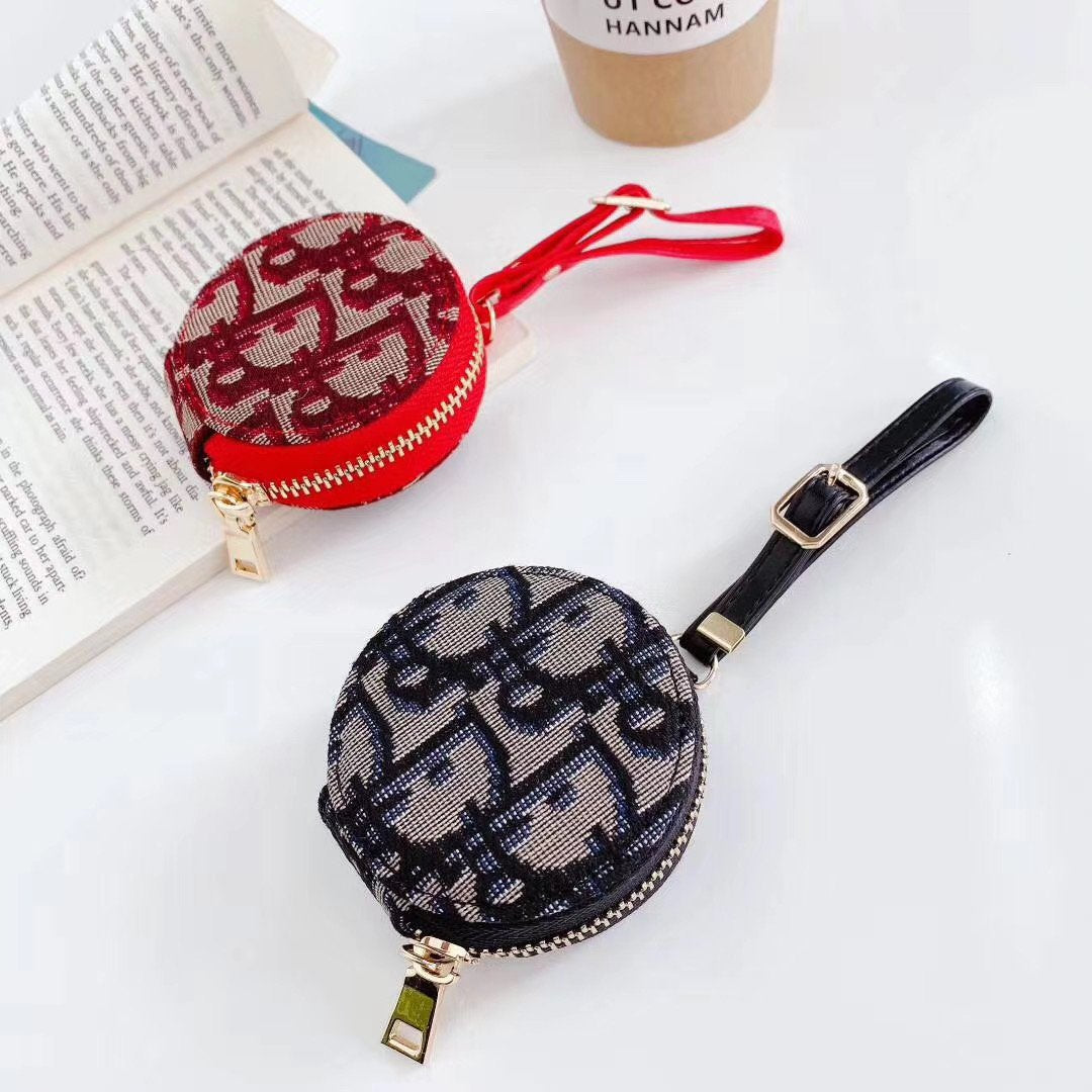Embroidery Letter Earphone Case