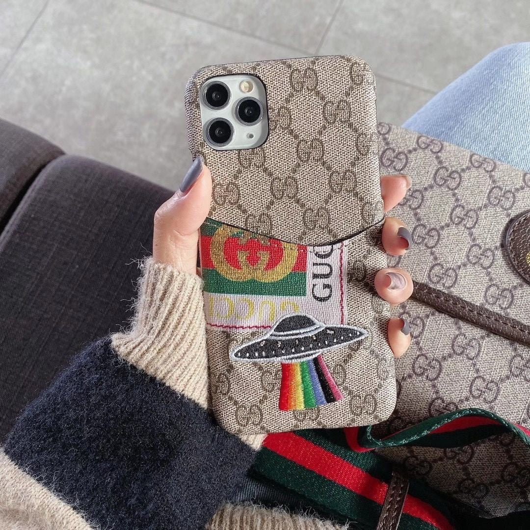 Embroidery Print Phone Case For iPhone