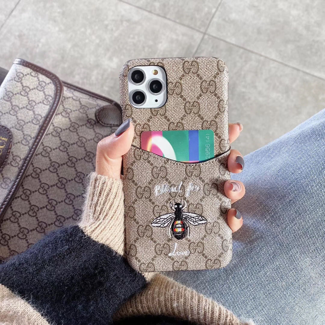 Embroidery Print Phone Case For iPhone