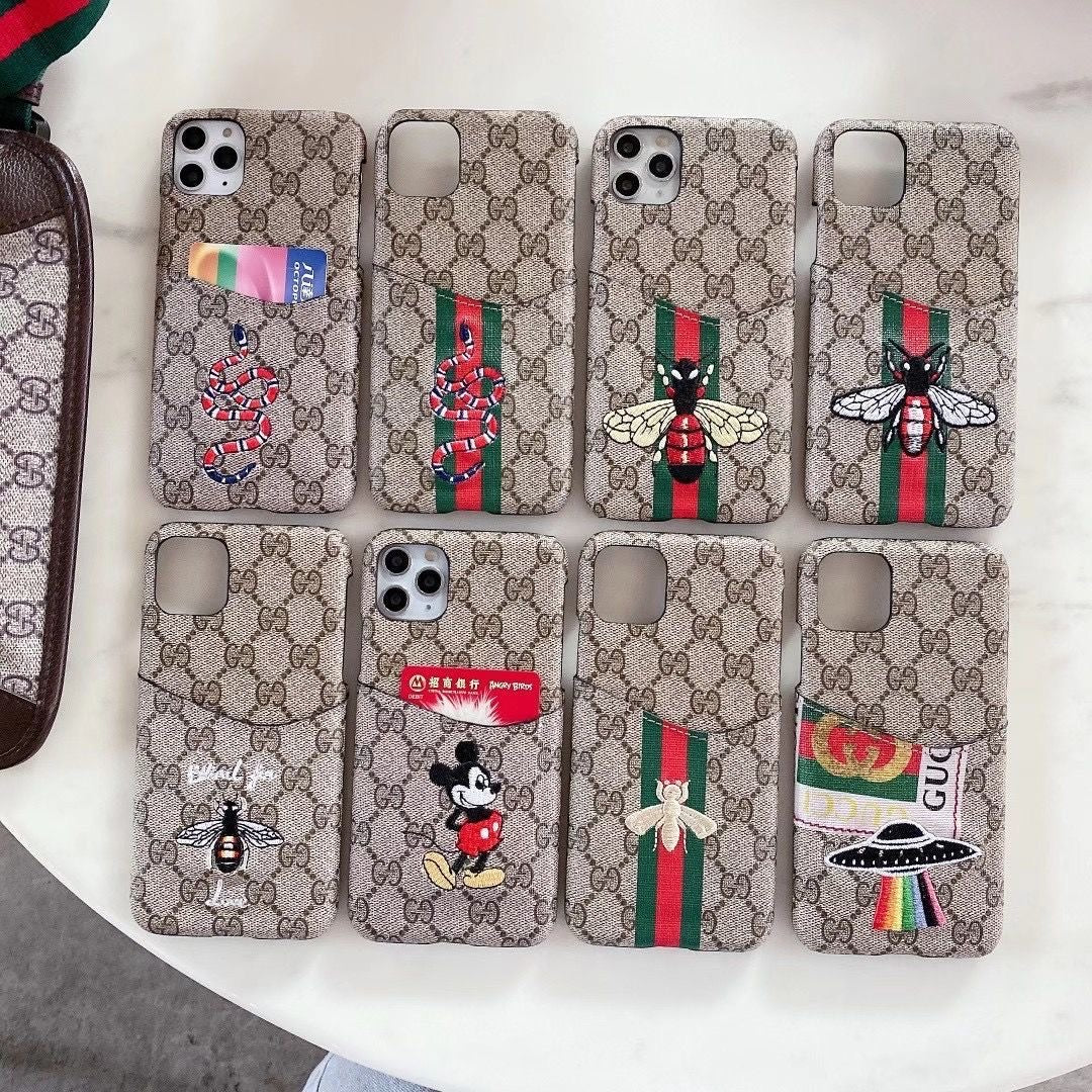 Embroidery Print Phone Case For iPhone