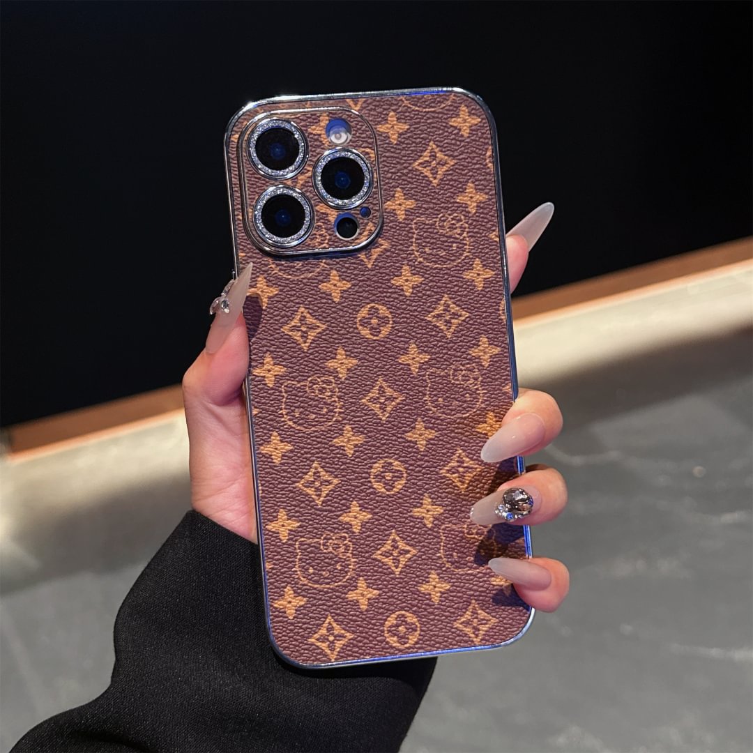 Cute Cat Embossed Phone Case For iPhone