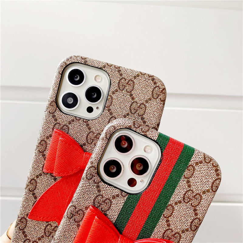Red Printed Phone Case For iPhone