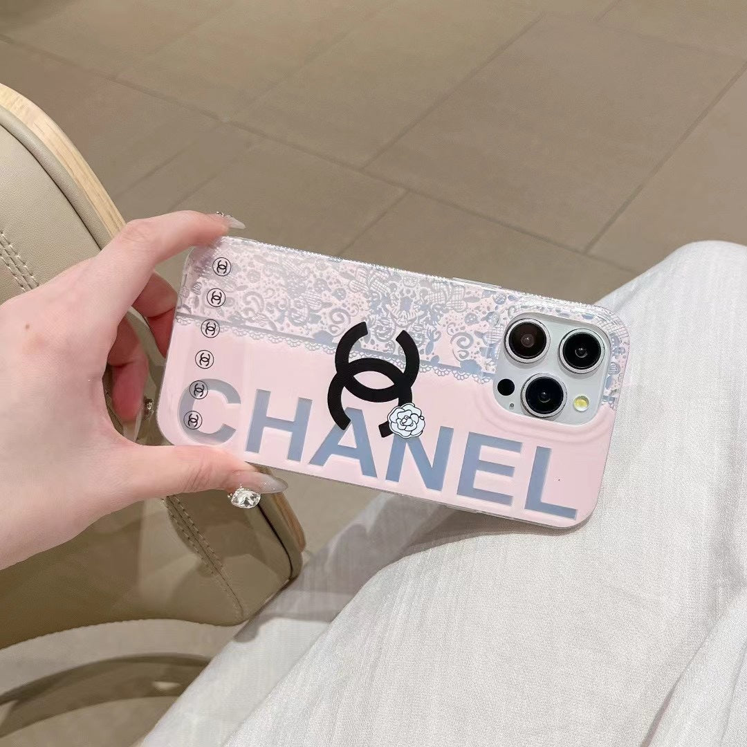 Fashion Flower Pattern Phone Case For iPhone