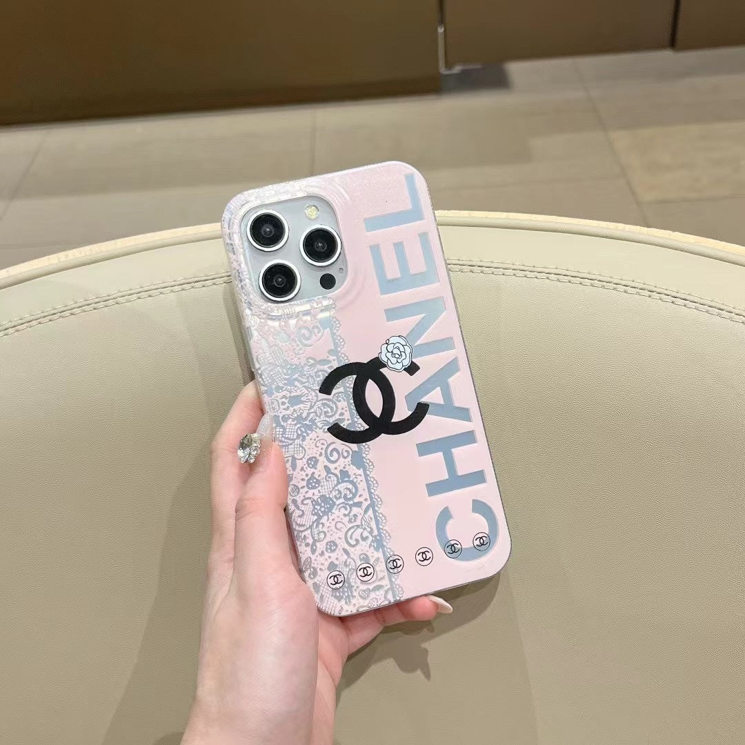 Fashion Flower Pattern Phone Case For iPhone