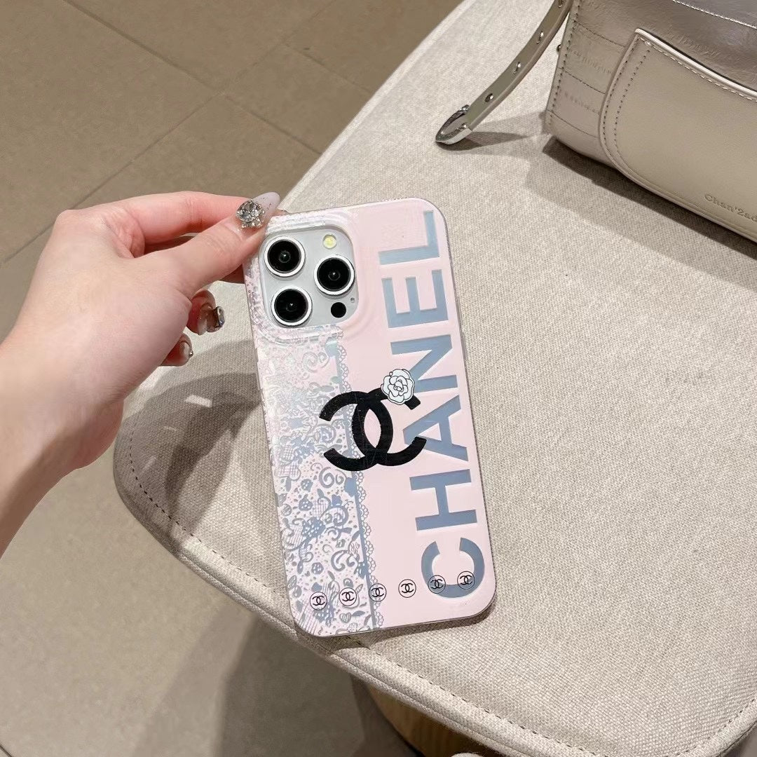 Fashion Flower Pattern Phone Case For iPhone