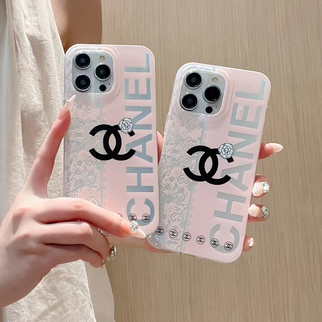 Fashion Flower Pattern Phone Case For iPhone