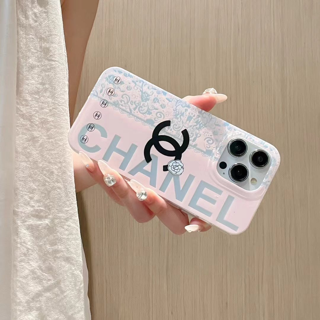 Fashion Flower Pattern Phone Case For iPhone