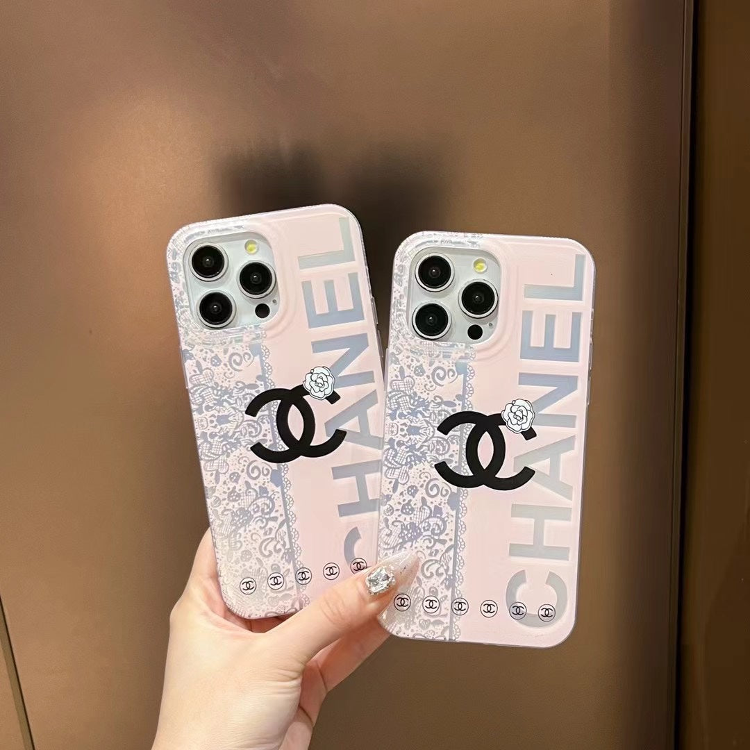 Fashion Flower Pattern Phone Case For iPhone