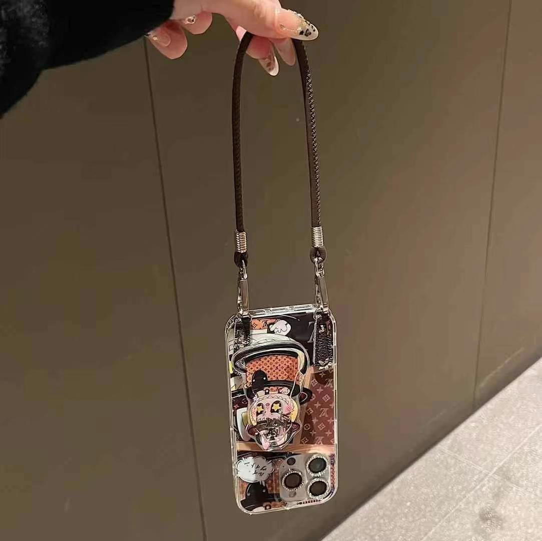 Cartoon Magnetic Bracket Phone Case For iPhone