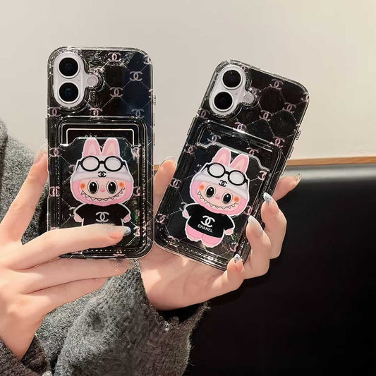 Cartoon Card Slot Case Phone Case For iPhone