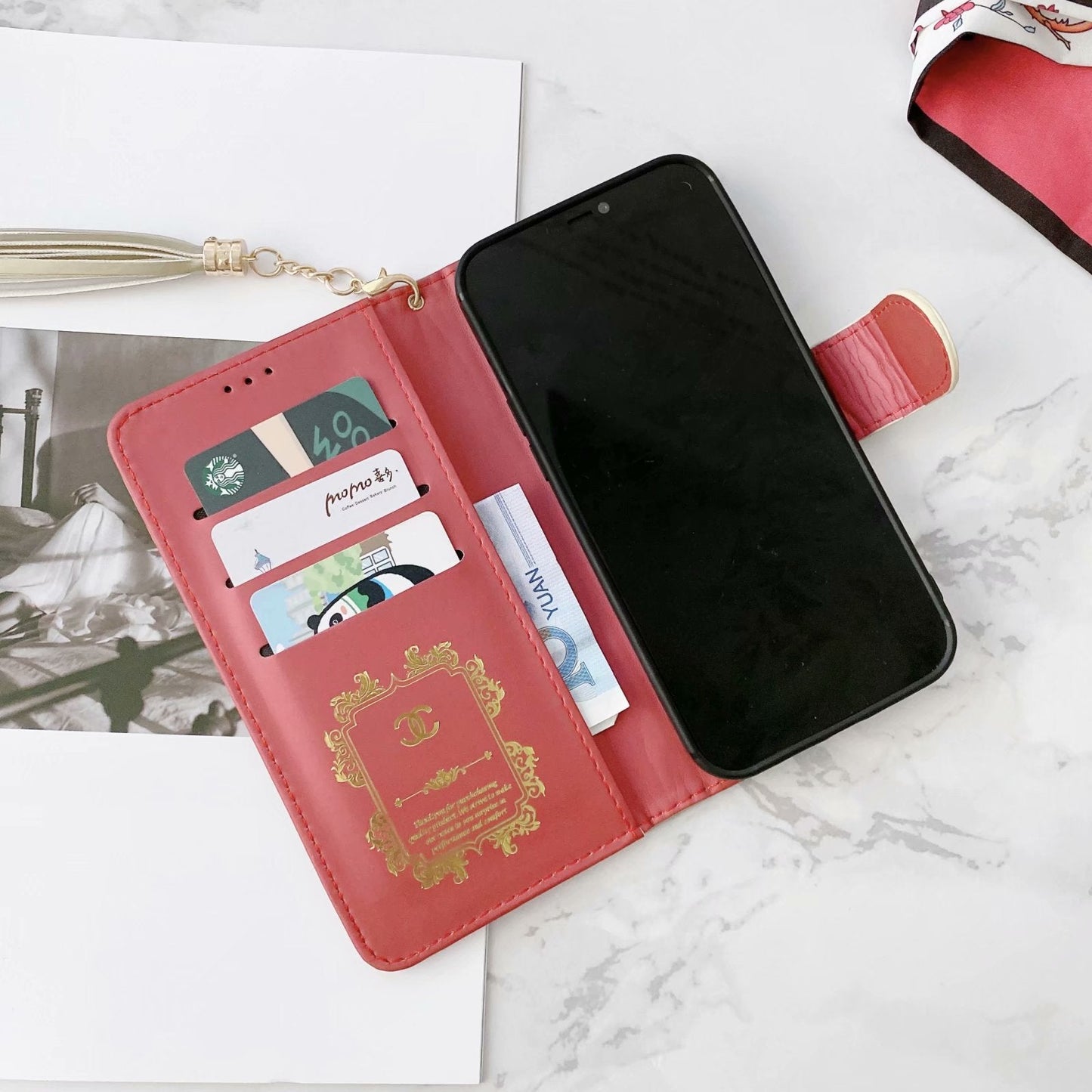 Leather Protective Phone Case For iPhone