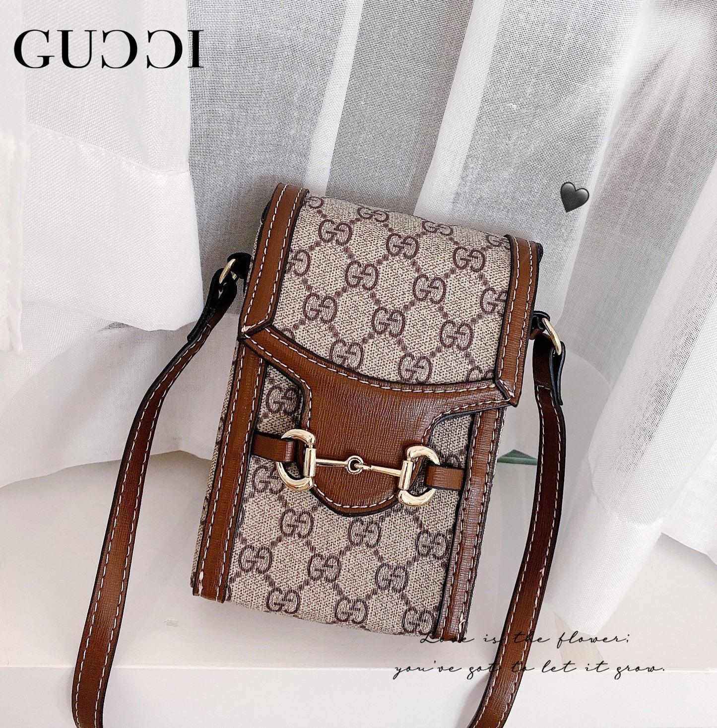 GG Crossbody Leather Bag