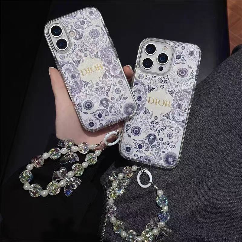 Fresh Transparent Chain Phone Case For iPhone