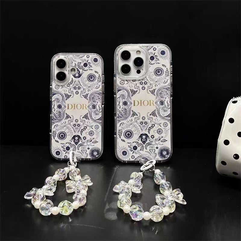 Fresh Transparent Chain Phone Case For iPhone