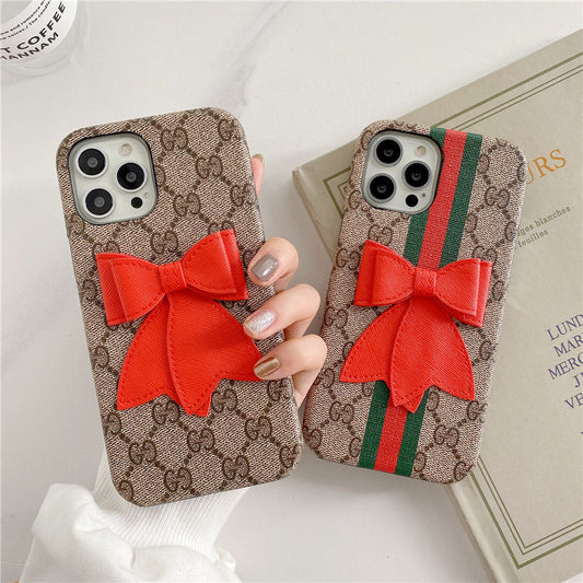 Red Printed Phone Case For iPhone