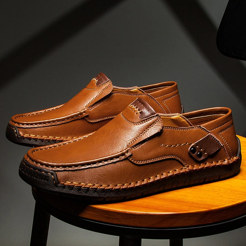 Bestoshoe®⏰Last Day 50% OFF🔥 Men's Handmade Genuine Leather Slip-On Loafers by ⏰Promotion - 50% OFF🔥