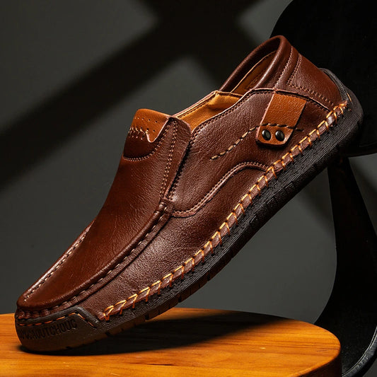 Bestoshoe®⏰Last Day 50% OFF🔥 Men's Handmade Genuine Leather Slip-On Loafers by ⏰Promotion - 50% OFF🔥