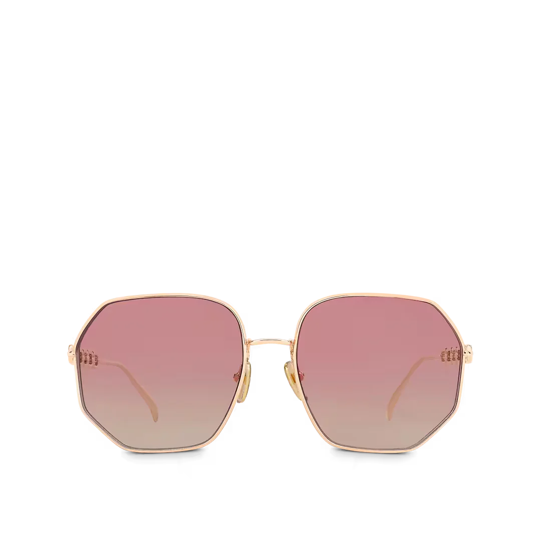 My L Chain Round Sunglasses