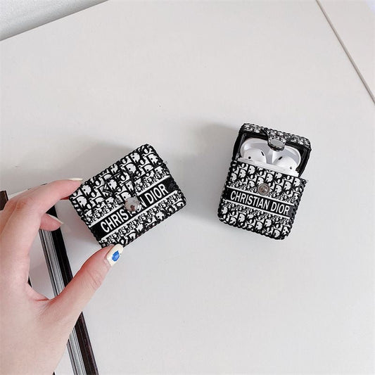 Cute Black AirPods Case