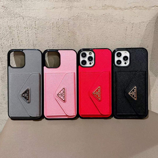 Card Leather Phone Case For iPhone
