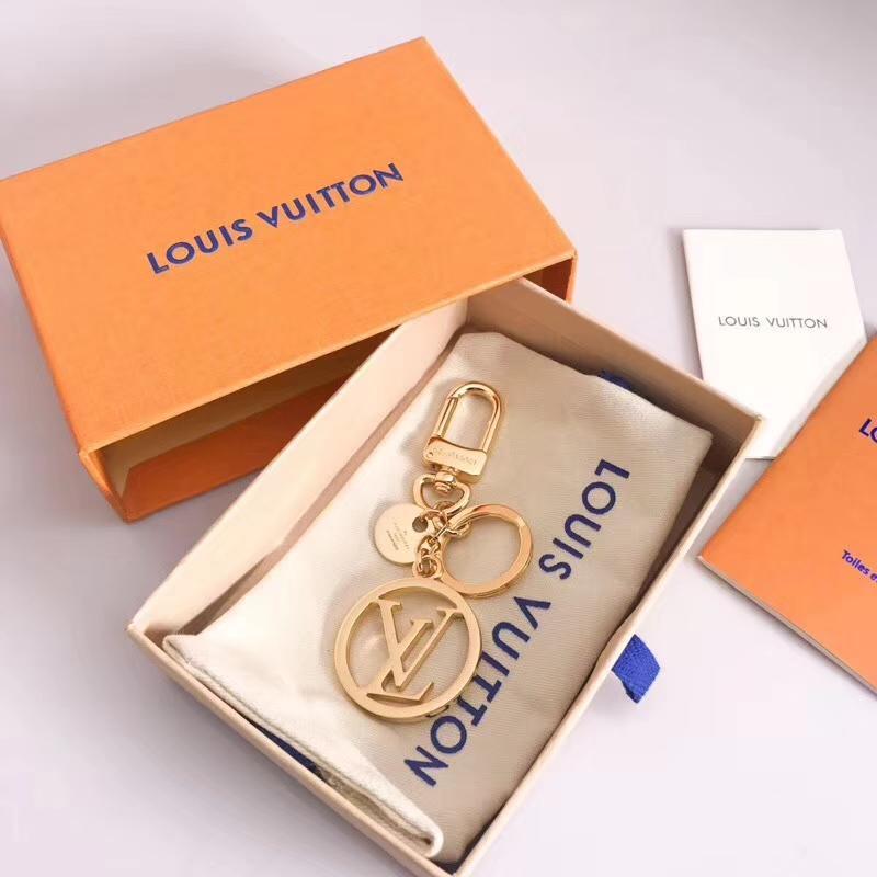 Golden Pendant Keychain