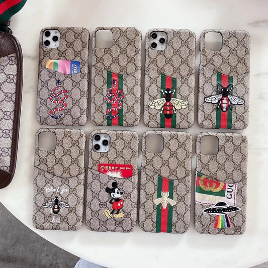 Embroidery Print Phone Case For iPhone