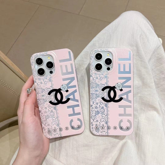 Fashion Flower Pattern Phone Case For iPhone